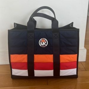 MICHAEL KORS X ellesse Hudson Color-Blocked Quilted Tote Bag